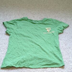 Guinness Green Tee with Gold Logo
